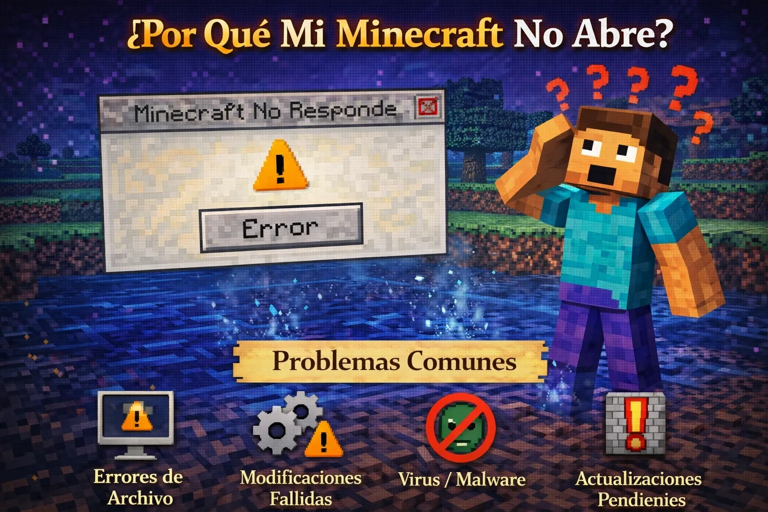 ¿Por que mi minecraft no abre?