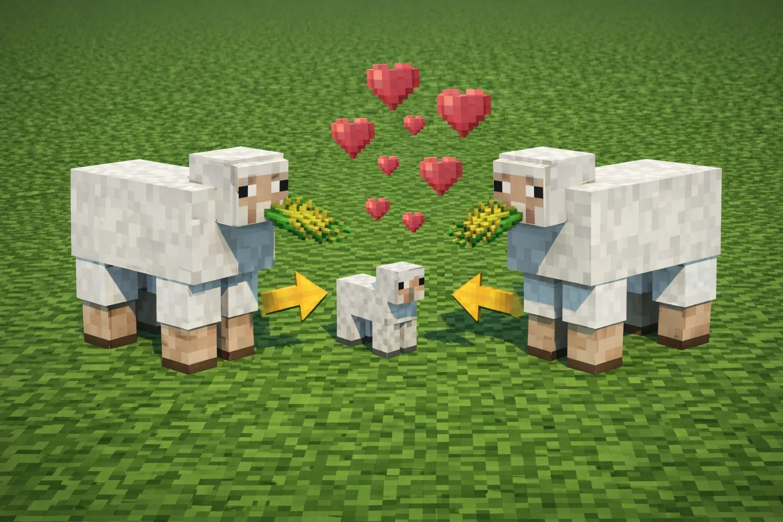 ¿Como reproducir ovejas en minecraft? Solucion