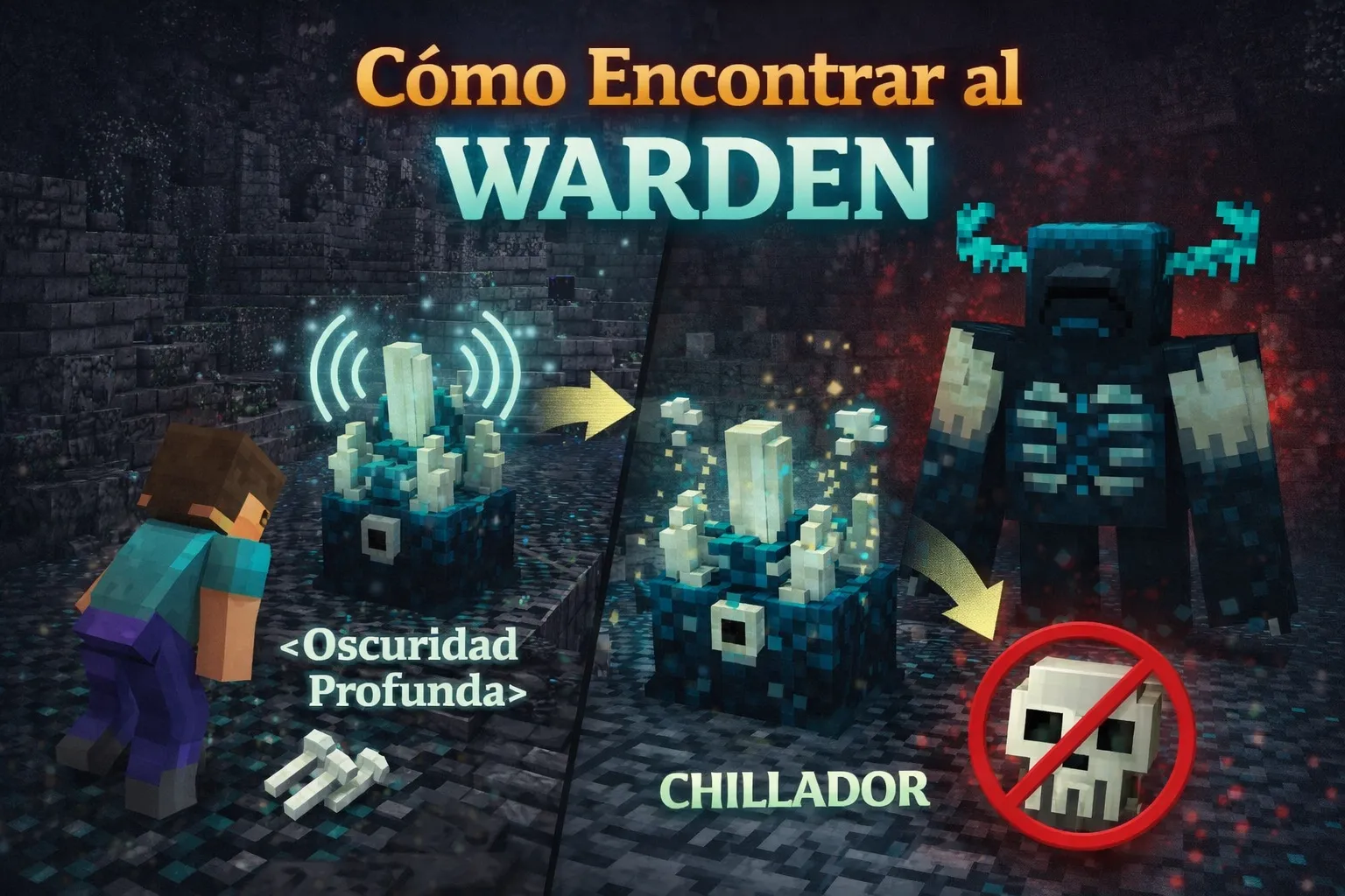 ¿Cómo encontrar al Warden en Minecraft?