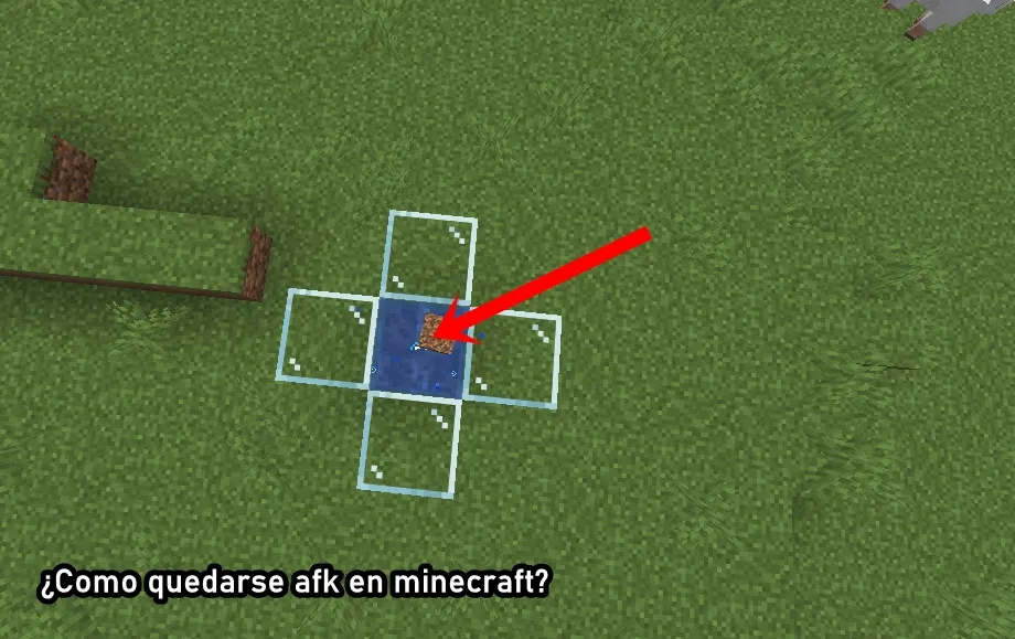 ¿Como quedarse afk en minecraft?