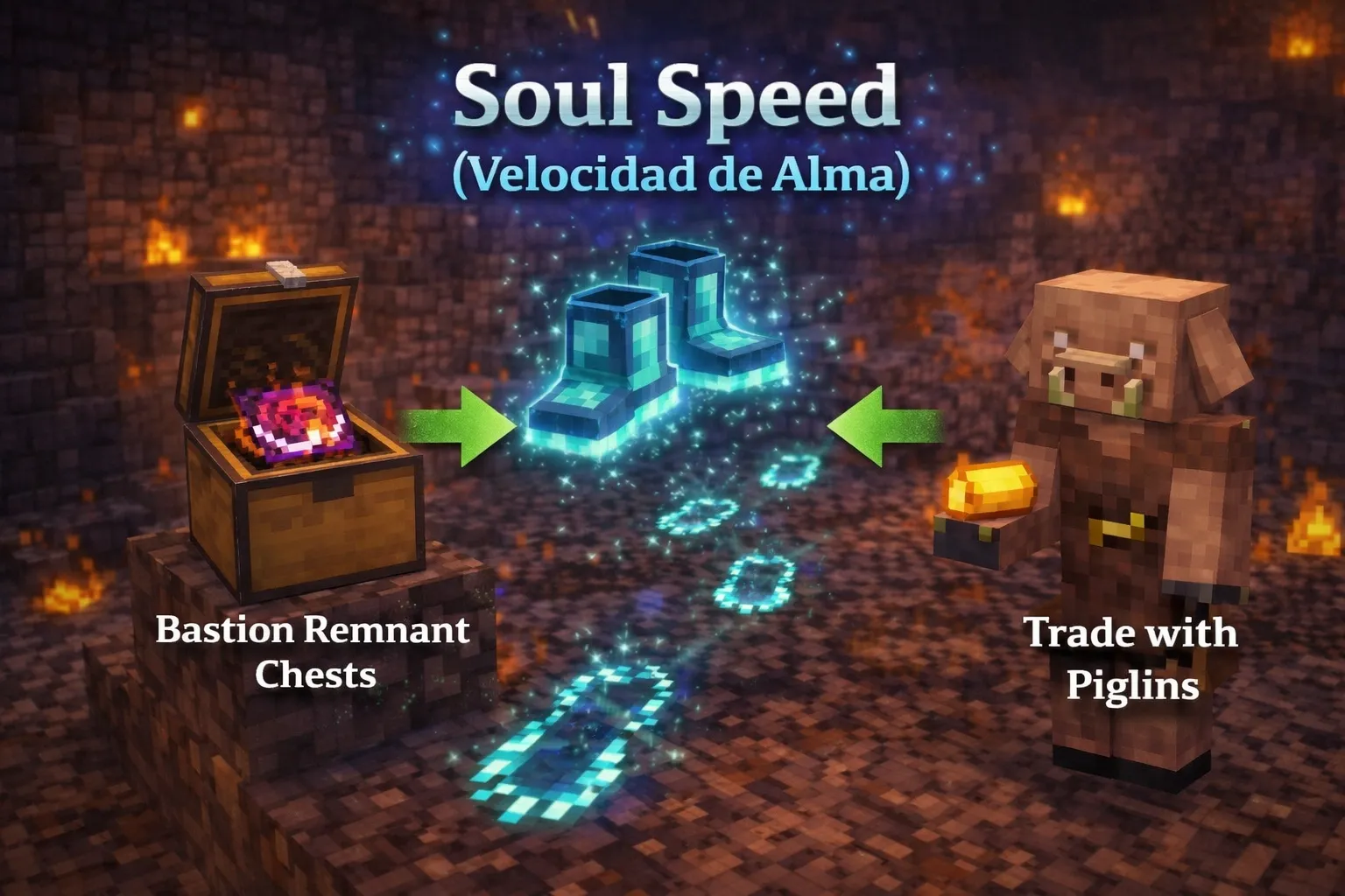 Para que sirve el encantamiento velocidad de alma en mc?