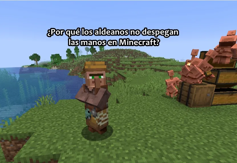 ¿Por qué los aldeanos no despegan las manos en Minecraft?