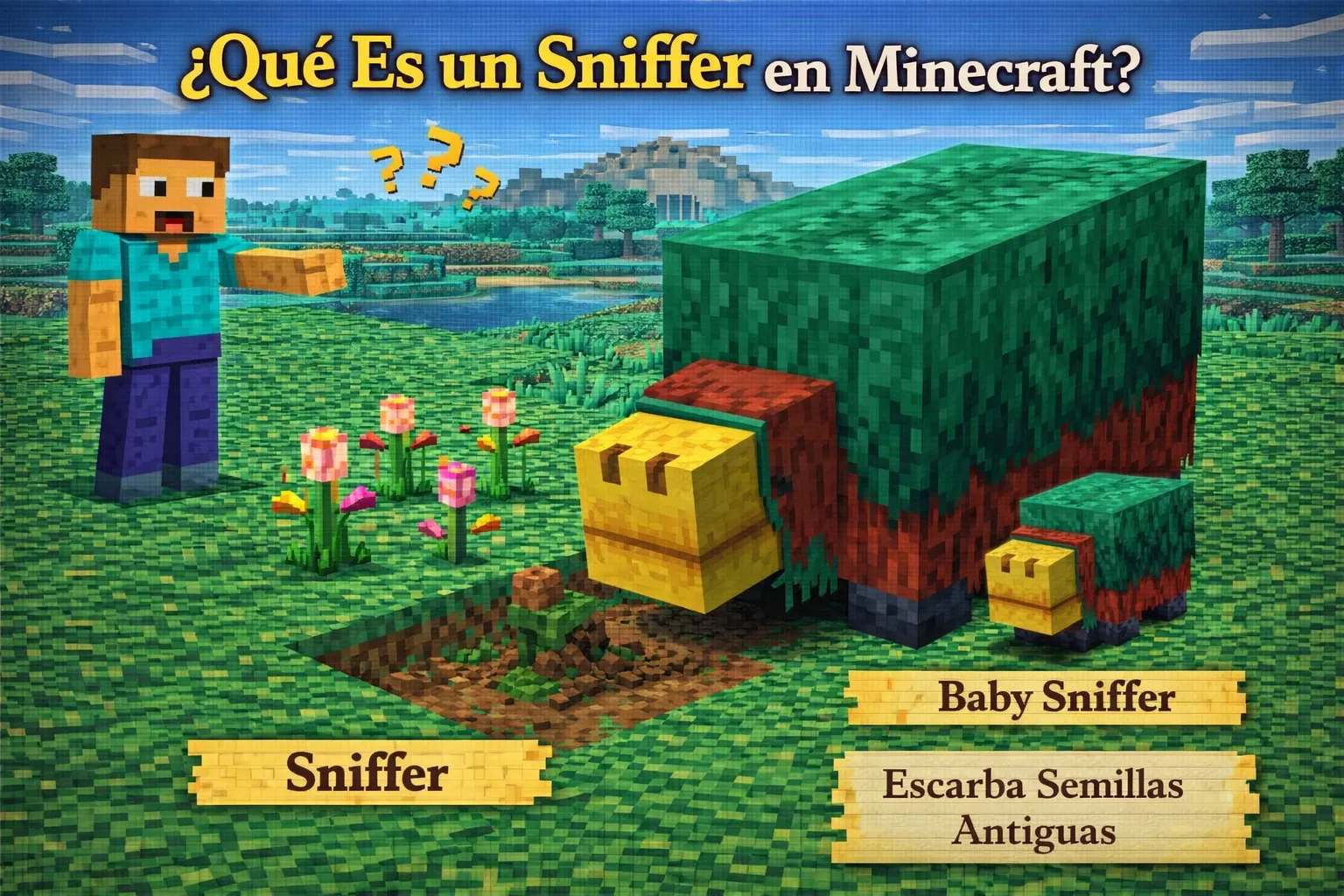¿Que es un sniffer en minecraft?