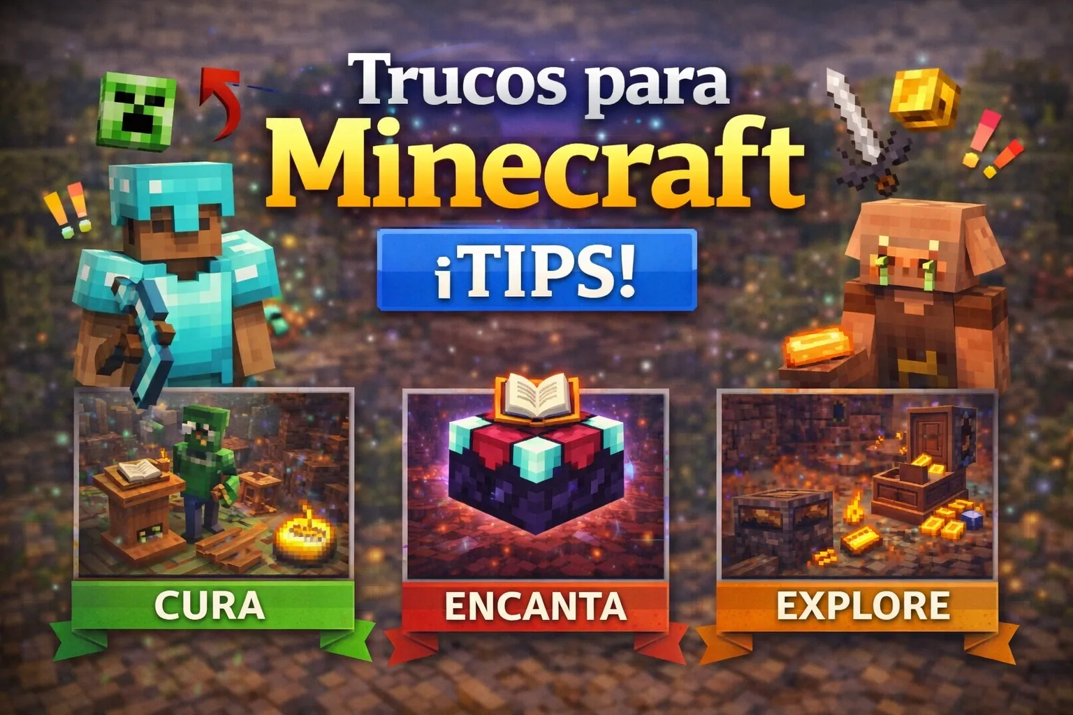 Trucos para Minecraft ¡Tips!