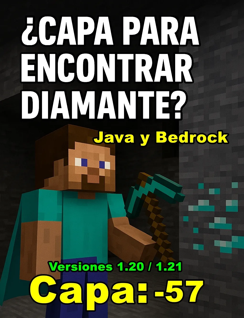 Capas de minerales minecraft 1.20 bedrock