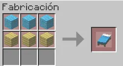 Como hacer una cama en Minecraft - Crafteo Cama