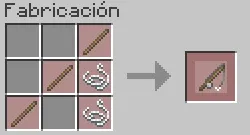 Como hacer una caña en Minecraft - Crafteo Caña