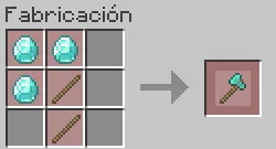 Como hacer una hacha en Minecraft - Crafteo Hacha
