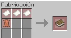 Como hacer un libro en Minecraft - Crafteo Libro