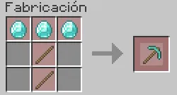 Como hacer un pico en Minecraft - Crafteo pico