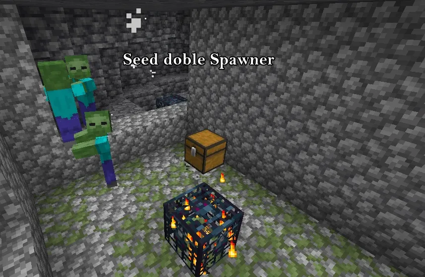 Semilla con doble spawner Minecraft 1.20 Java