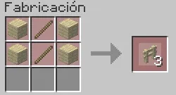 Como hacer vallas en Minecraft - Crafteo Valla