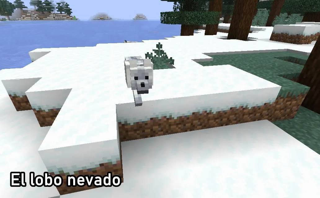 Como encontrar al Lobo Nevado en Minecraft