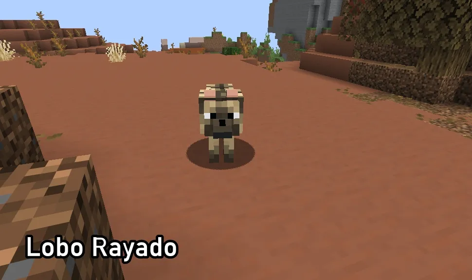 Como encontrar al Lobo Rayado en Minecraft