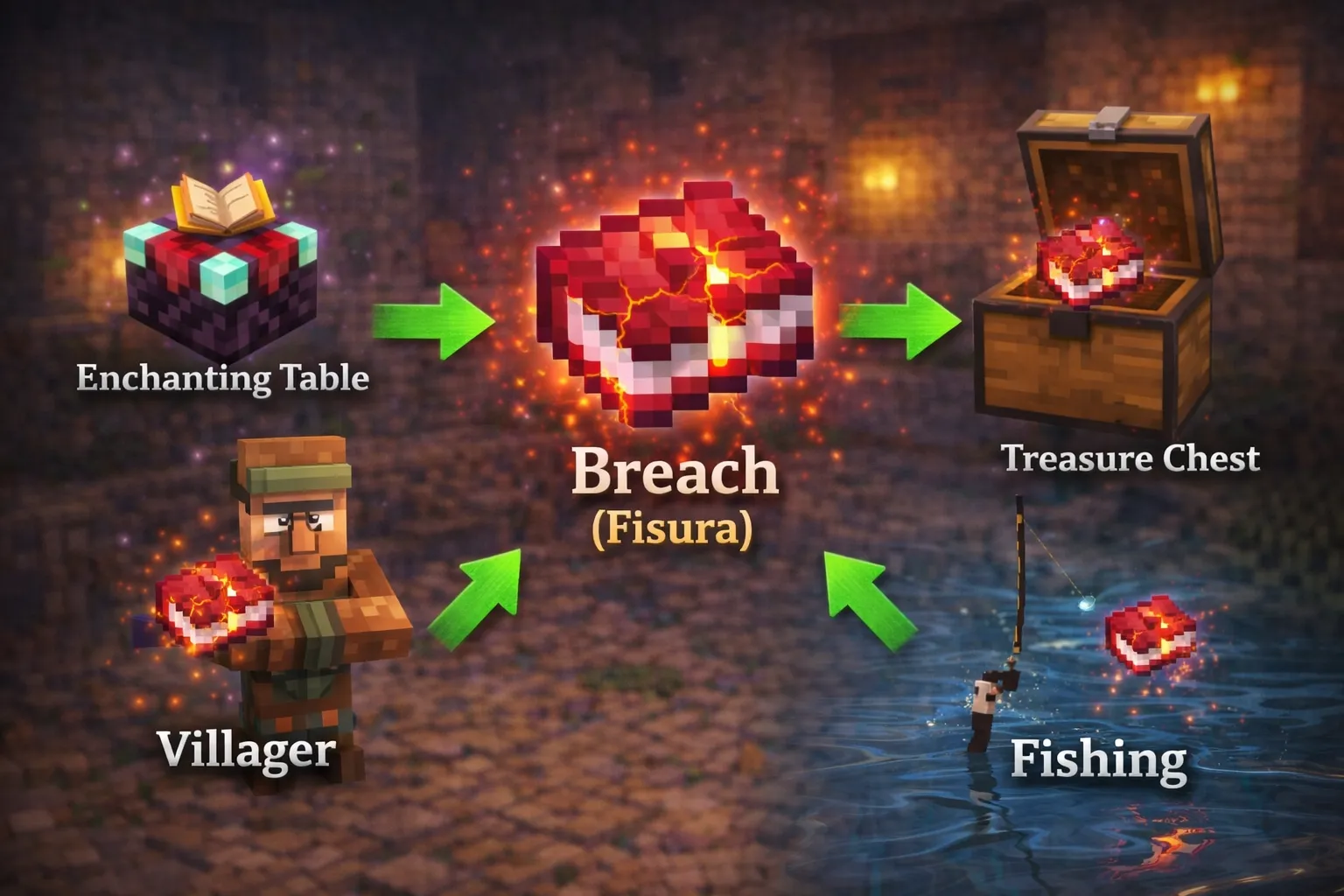 Para que sirve el encantamiento invasion en minecraft