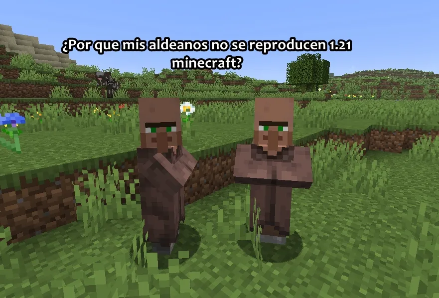 ¿Por que mis aldeanos no se reproducen 1.21 minecraft?