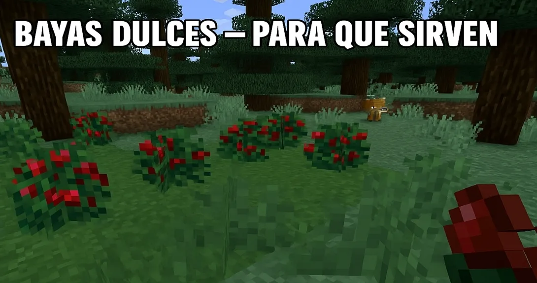 Bayas dulces minecraft para que sirven