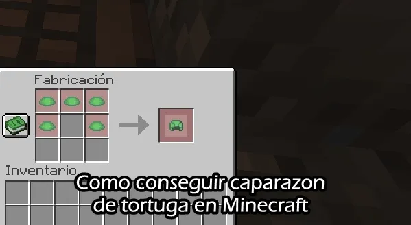 Como conseguir caparazon de tortuga en Minecraft