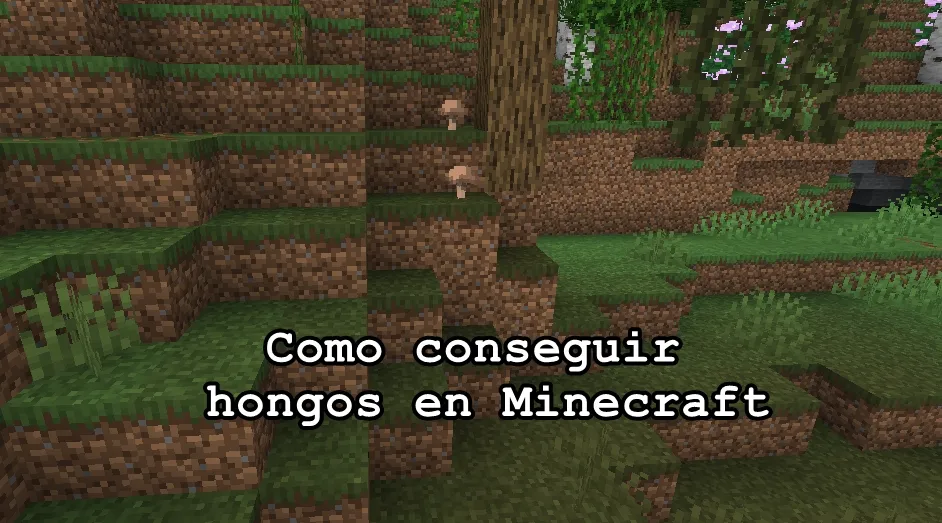 Como conseguir hongos en Minecraft