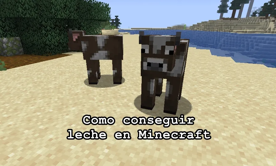 Como conseguir leche en Minecraft