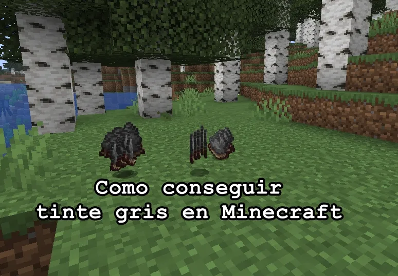Como conseguir tinte gris en Minecraft