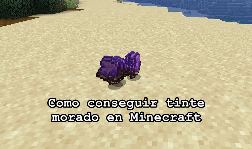 Como conseguir tinte morado en Minecraft