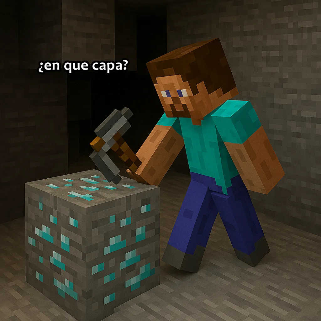 En que capa se encuentra el diamante 1.21.2