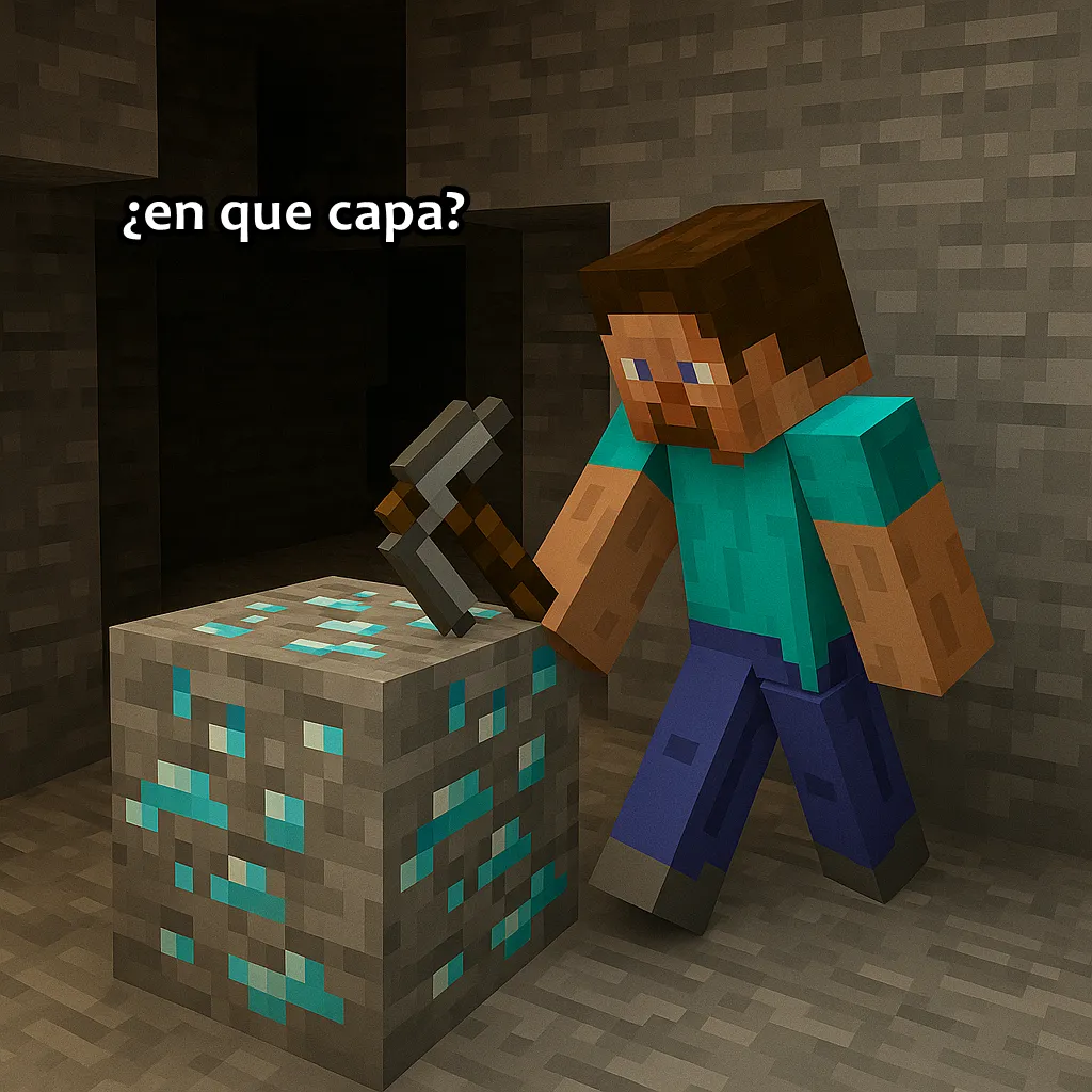 En que capa se encuentra el diamante 1.20.4