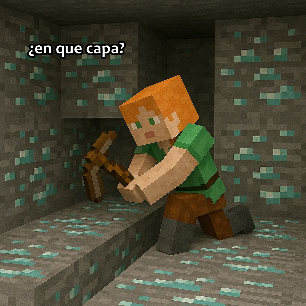 En que capa se encuentra el diamante 1.20.3
