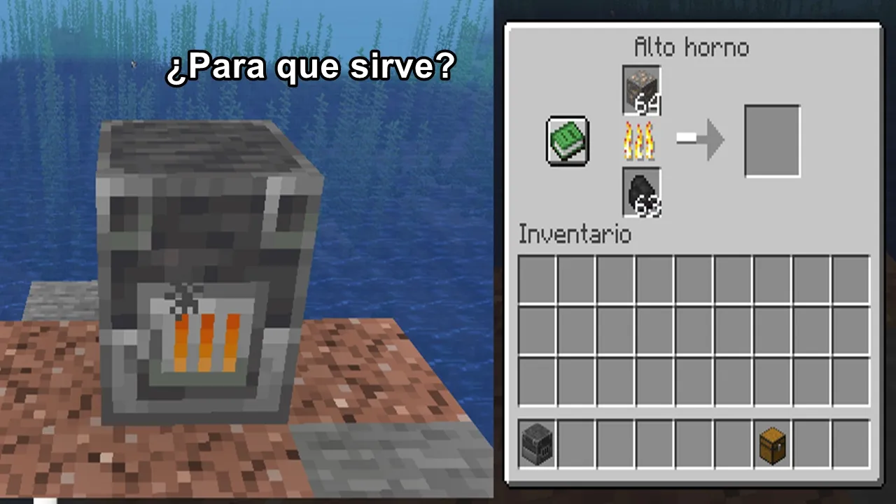 ¿Para qué sirve el alto horno en Minecraft?