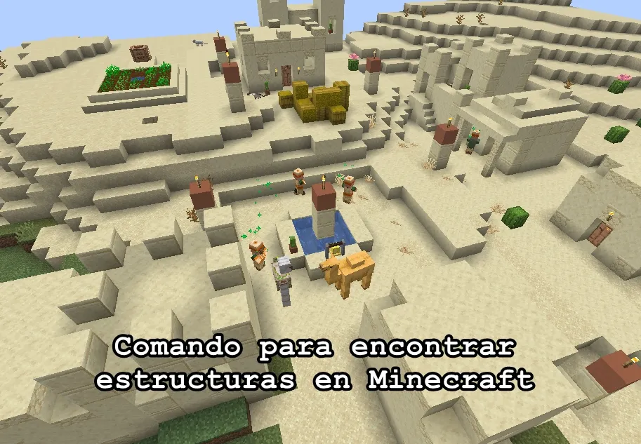 Comando para encontrar estructuras en Minecraft