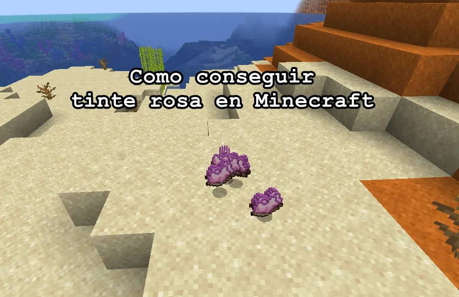 Como conseguir tinte rosa en Minecraft