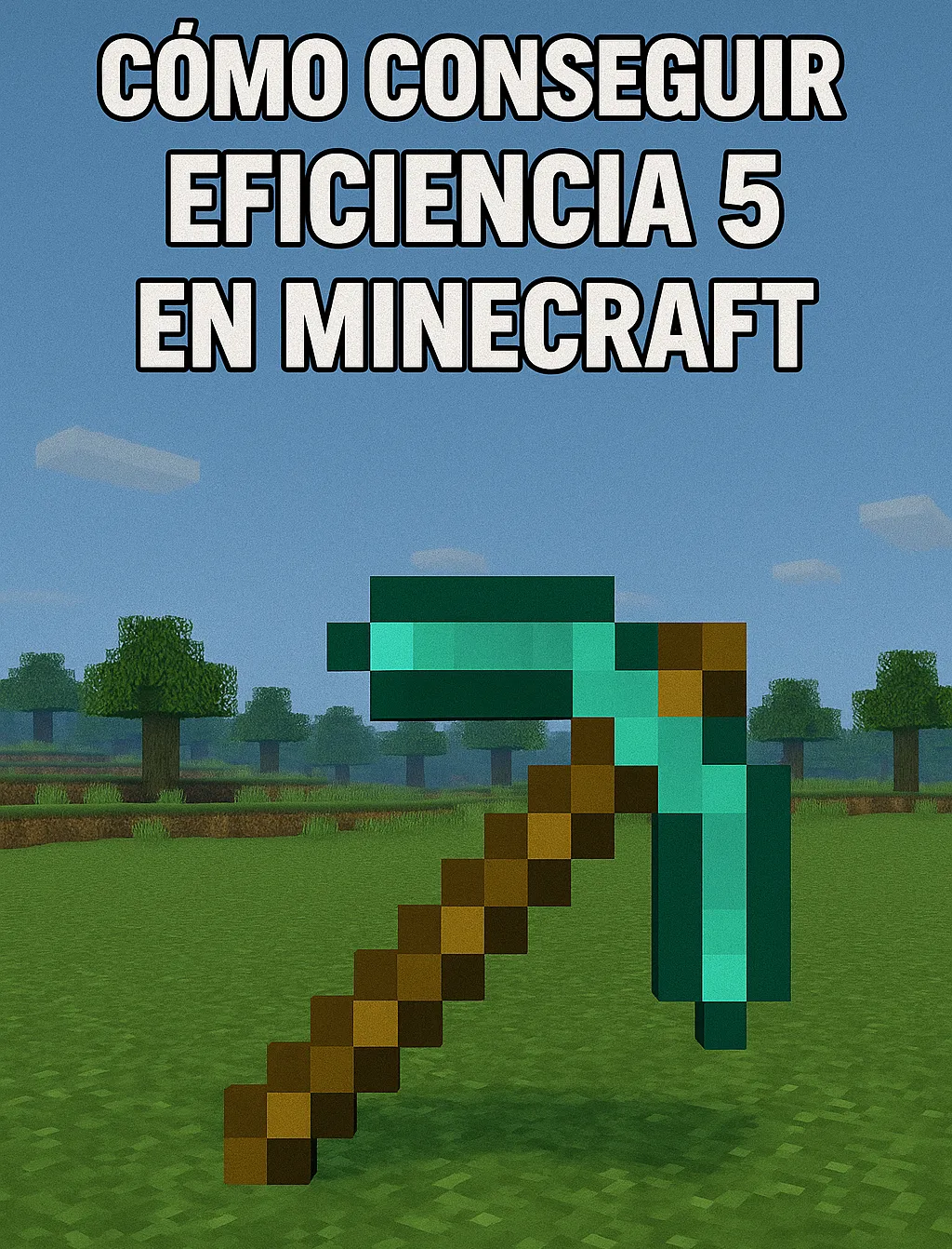 Como conseguir eficiencia 5 en Minecraft