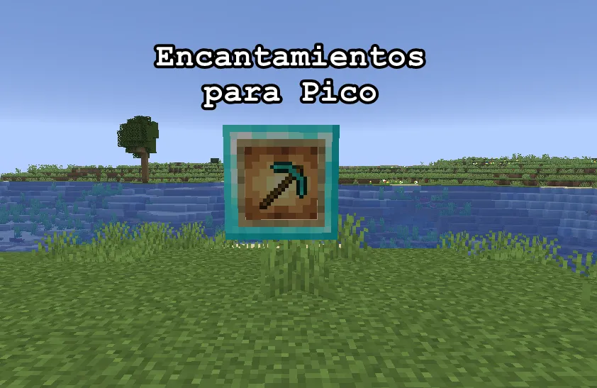 ¿que le pongo a un pico en minecraft?