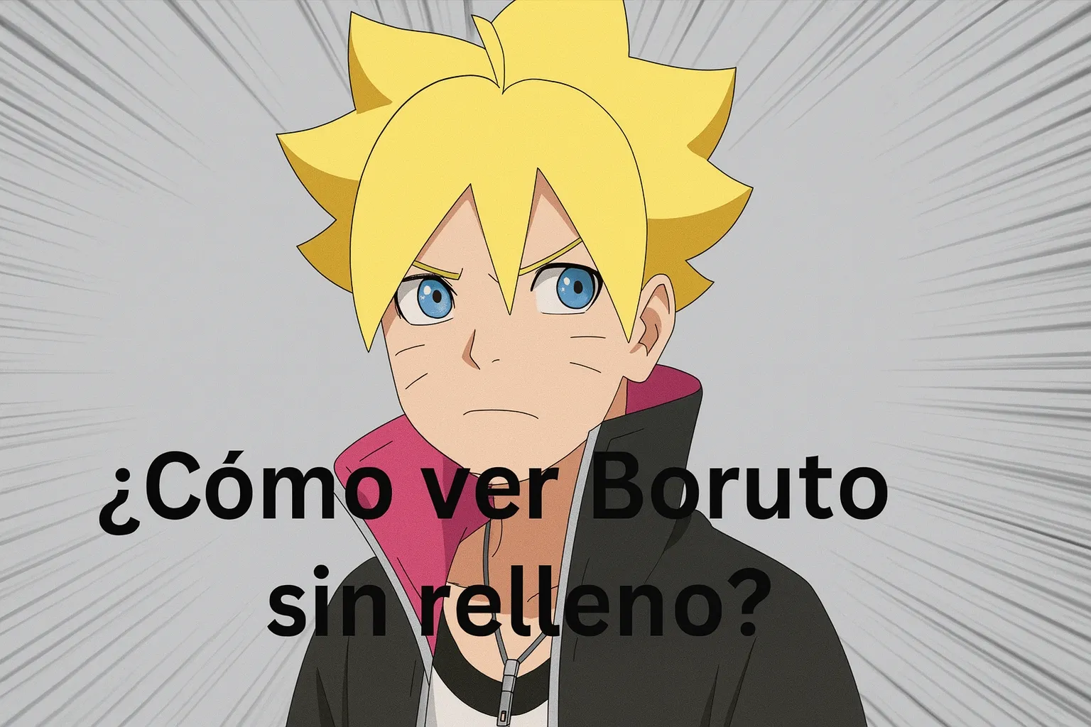 ¿Cómo ver Boruto sin relleno?