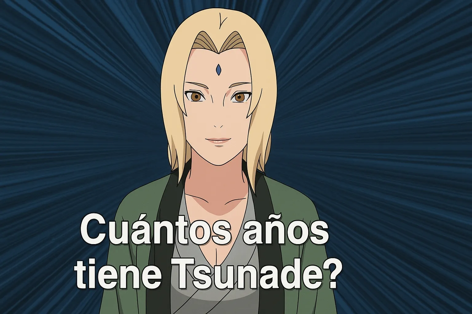 ¿Cuantos años tiene Tsunade en Boruto Two Blue Vortex?