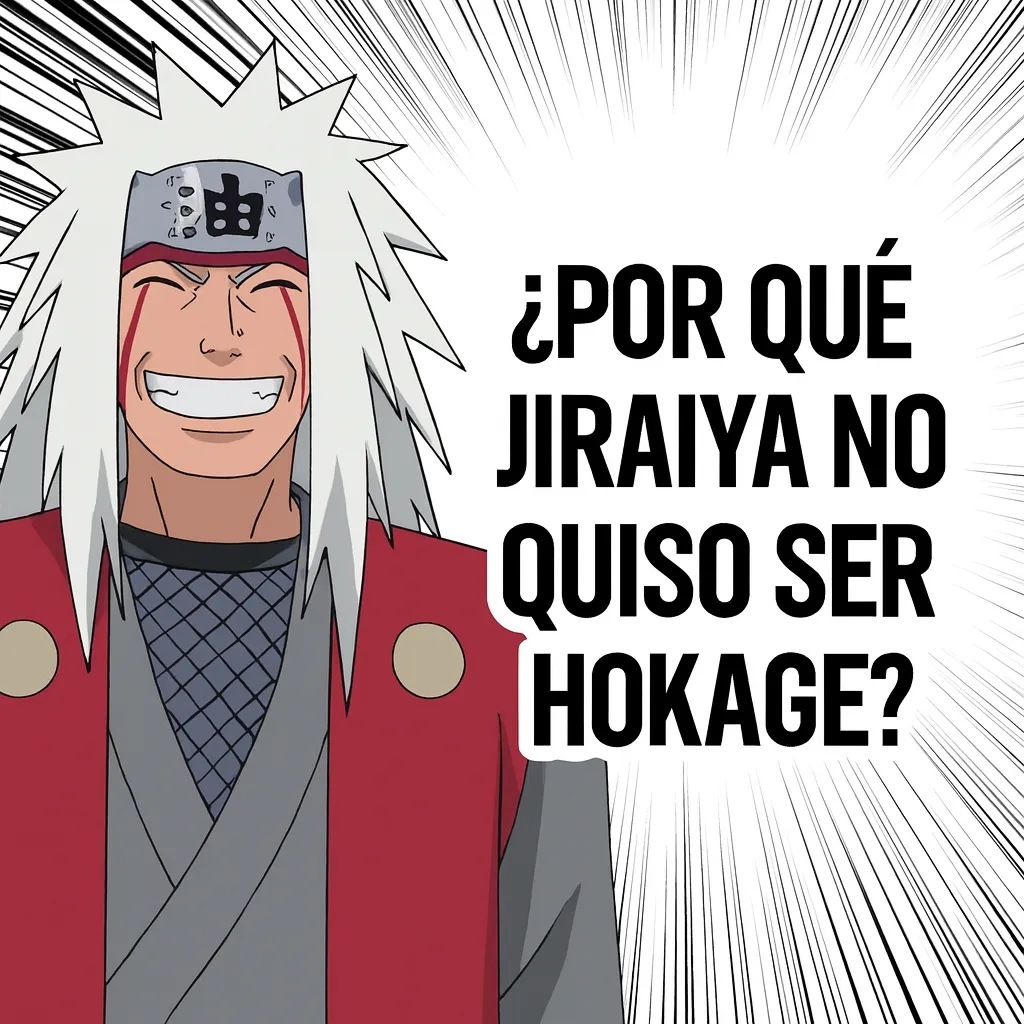 ¿Por qué Jiraiya no quiso ser Hokage?