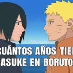 ¿Cuantos años tiene Sasuke en boruto two blue vortex?