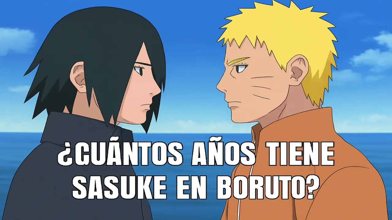¿Cuantos años tiene Sasuke en Boruto Two Blue Vortex?