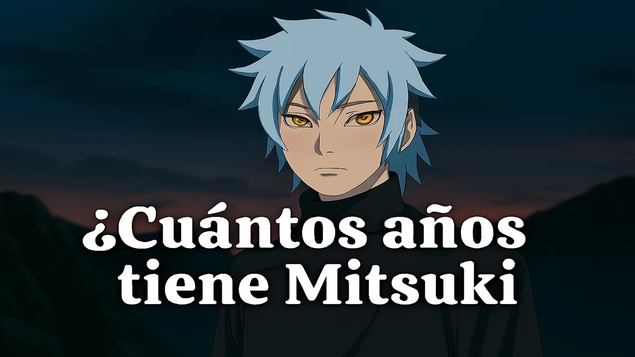 ¿Cuantos años tiene Mitsuki en Boruto Two Blue vortex?