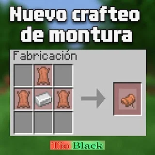¿Como craftear una montura en minecraft?