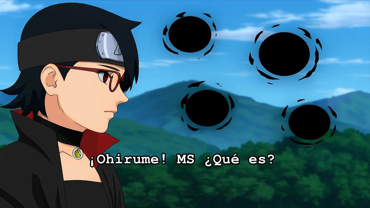 Ohirume El Poder del Mangekyo Sharingan de Sarada Uchiha