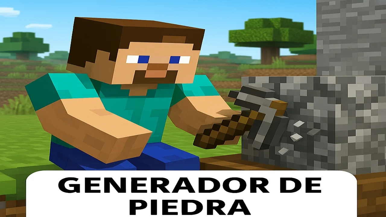 ¿Cómo hacer un generador de Piedra sin perder nada en la Lava?