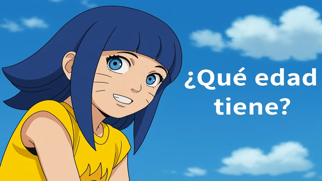 ¿Qué edad tiene Himawari en Boruto Two Blue Vortex?