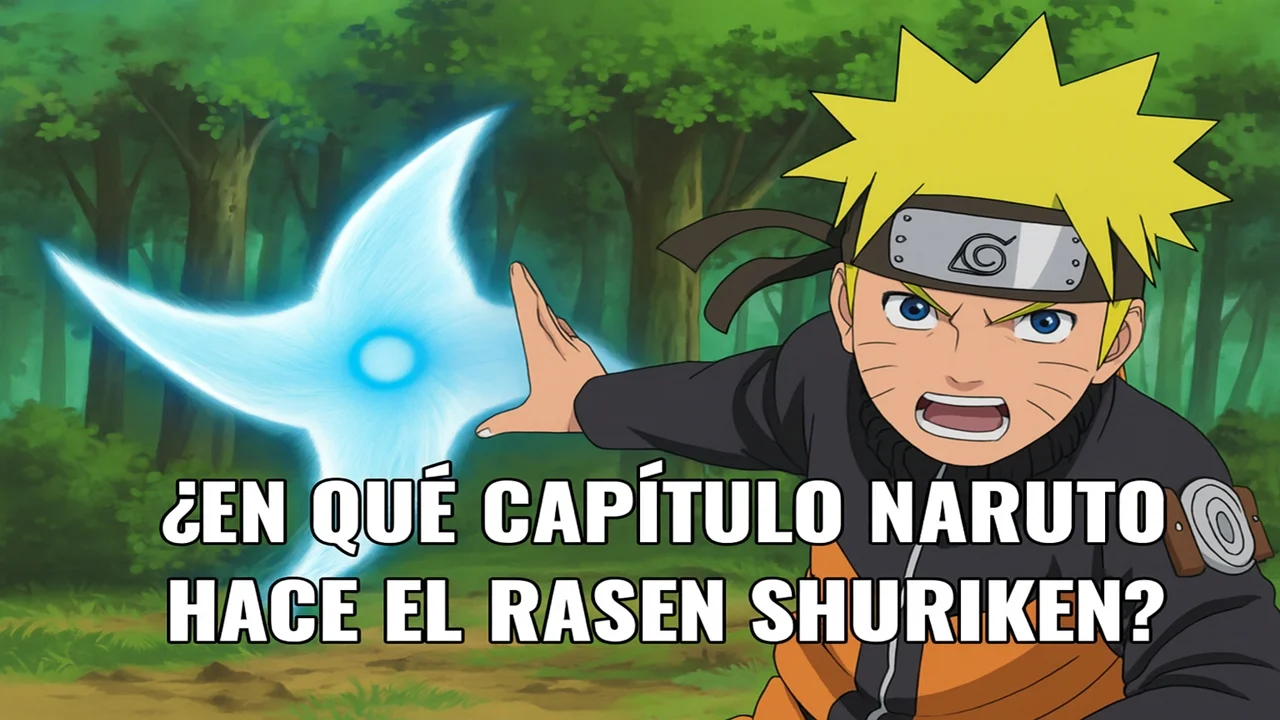 ¿En que capitulo Naruto domina el rasen Shuriken?