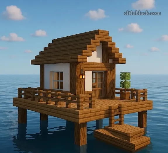 Casa flotante idea Minecraft