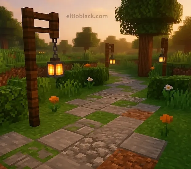Construccion camino Idea Minecraft