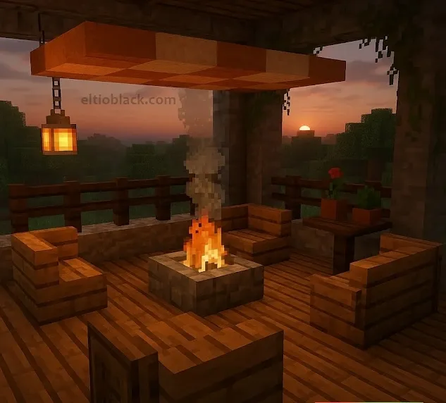 Construccion terraza Idea Minecraft