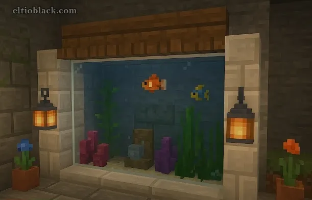 Idea acuario Minecraft