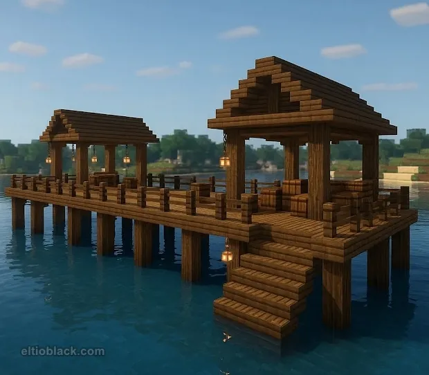 Muelle grande idea minecraft